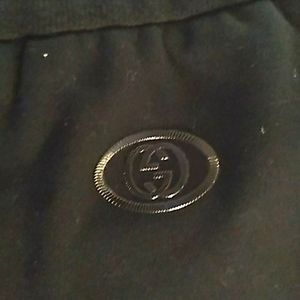 Black gucci joggers